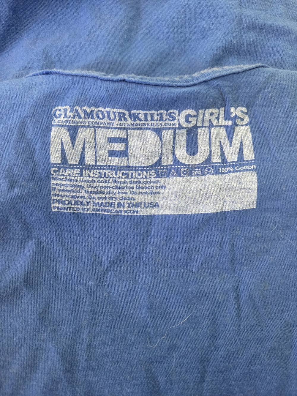 Vintage Glamour Kills T-Shirt Circa 2009 Size M - Picture 4 of 4